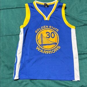 Golden State Warriors Kids Blue and Yellow Jersey